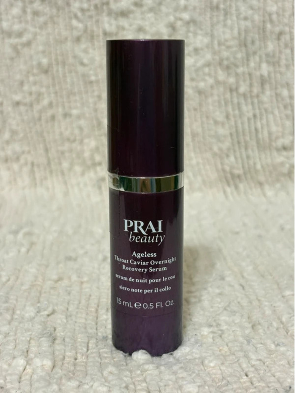 Prai Beauty Ageless Throat Caviar Overnight Recovery Serum New Sealed